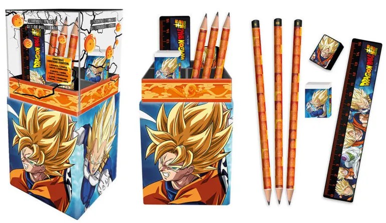 Dragon Ball asztali tolltartó szett