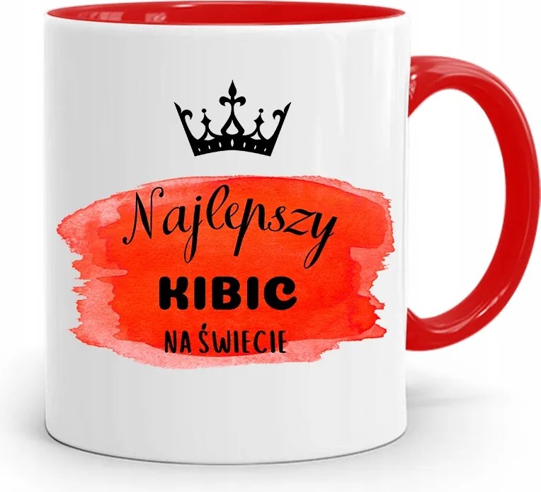 Szurkolóknak Szurkolói Bögre Piros Ajándék nyomott mintával