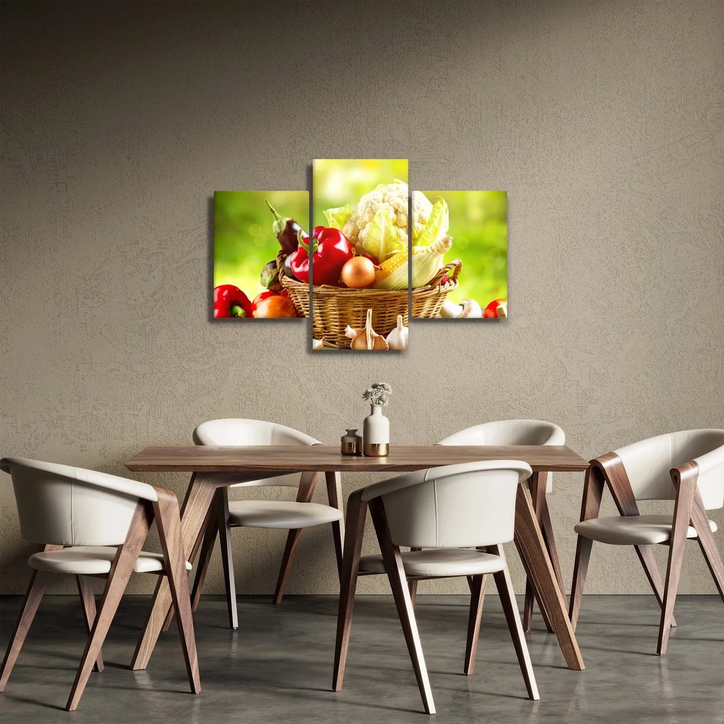 Kép - Zöldségek (90x60 cm)