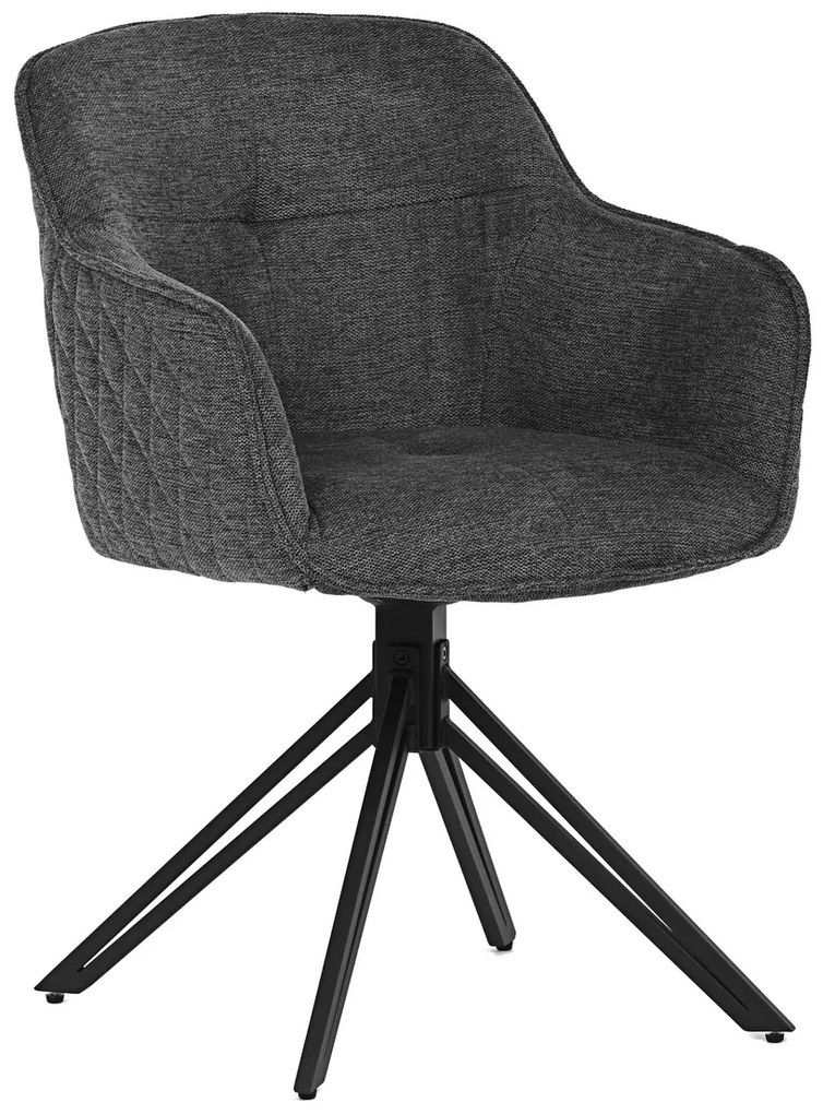 HC-533 GREY2 étkezőszék-készlet visszatolómechanizmussal, 2 db