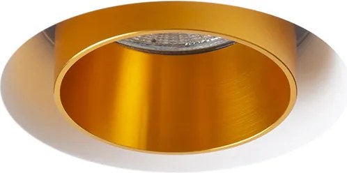 RENDL DAYTONA dönthető gipsz/szálcsiszolt sárgaréz 230V LED GU10 8W