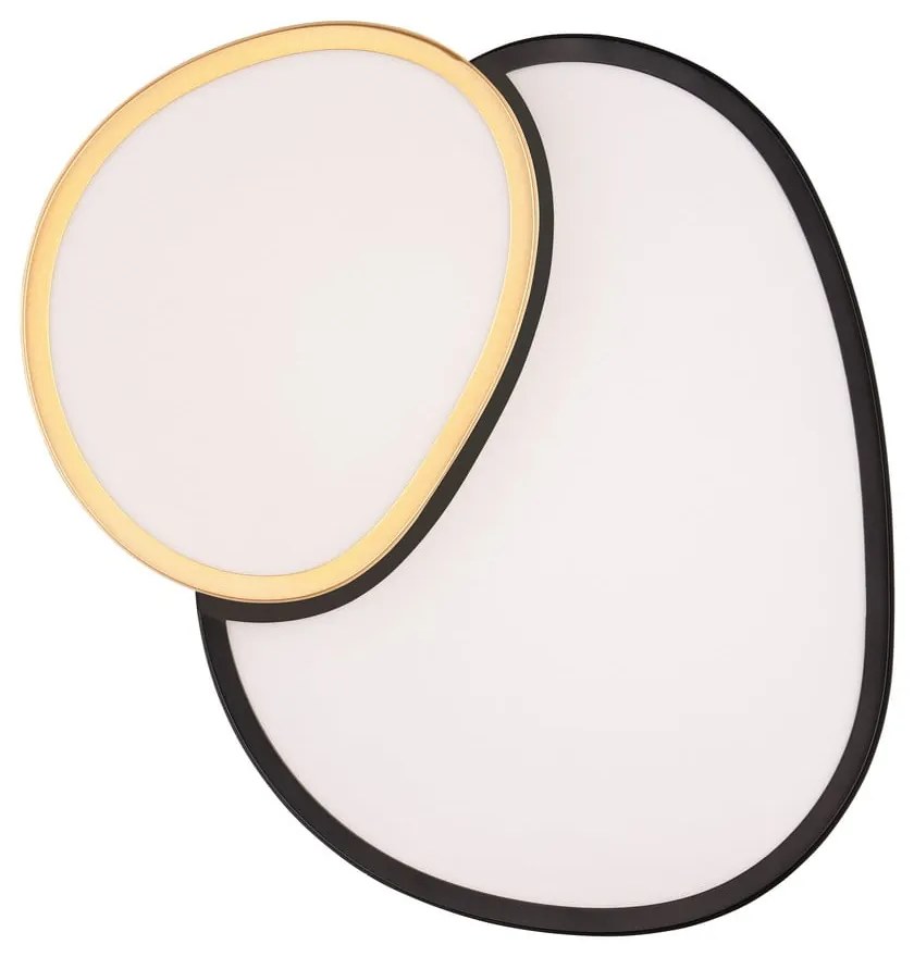 Fekete-aranyszínű LED mennyezeti lámpa 36x43.5 cm Rise – Trio