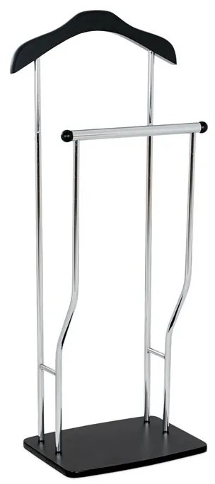 Matt fekete praktikus szobainas, 108 cm magas, 6 kg teherbírással – 84444