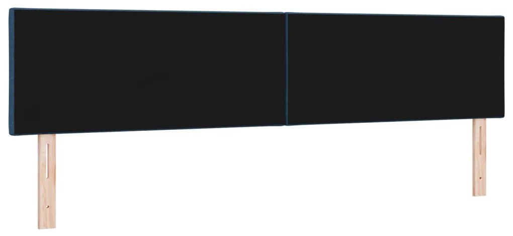 Fejtámla Gyémánt Blokk Mintázat Kék 200 cm Szövet