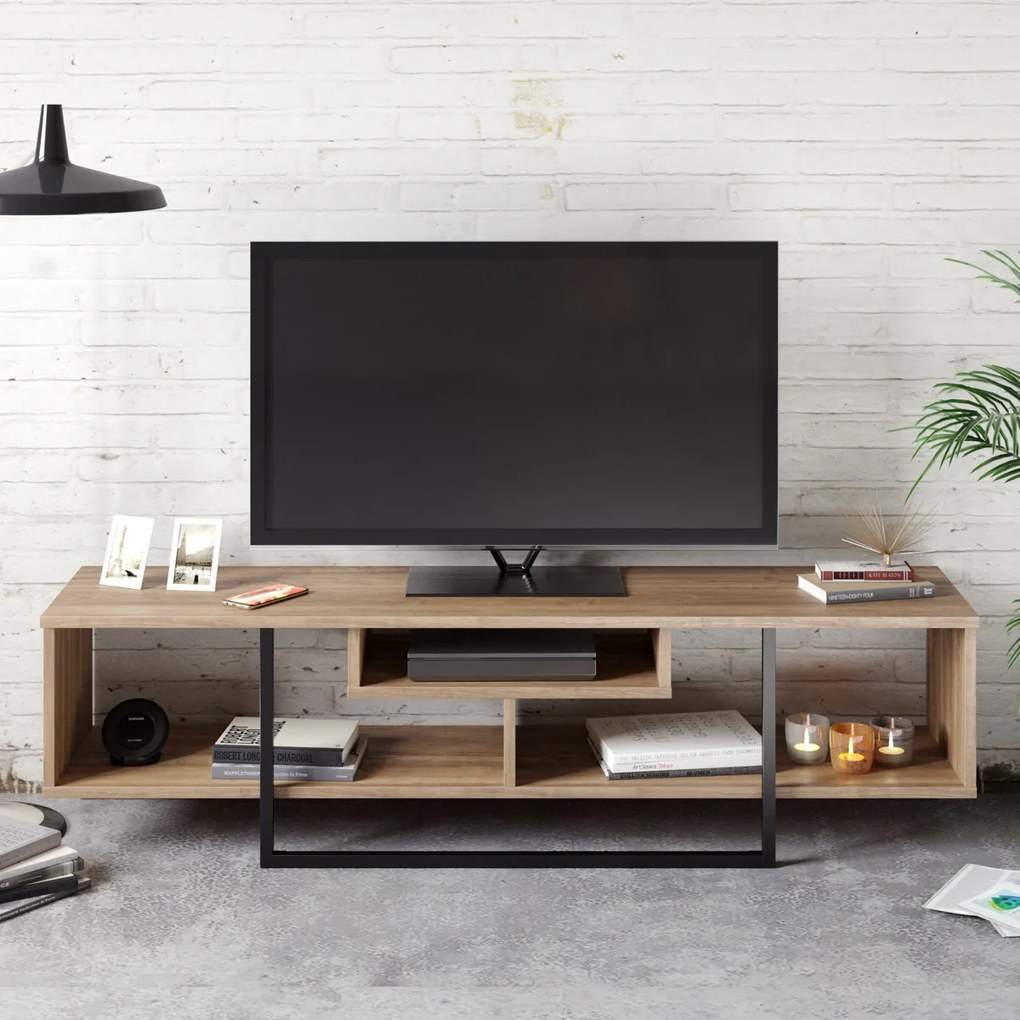TV asztal Asal Fekete