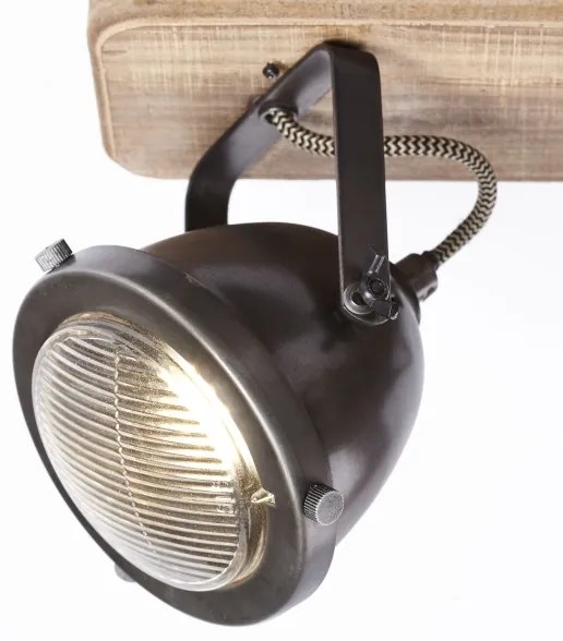 Brilliant - CARMEN WOOD 3x GU10/5W/230V spotlámpa, barna