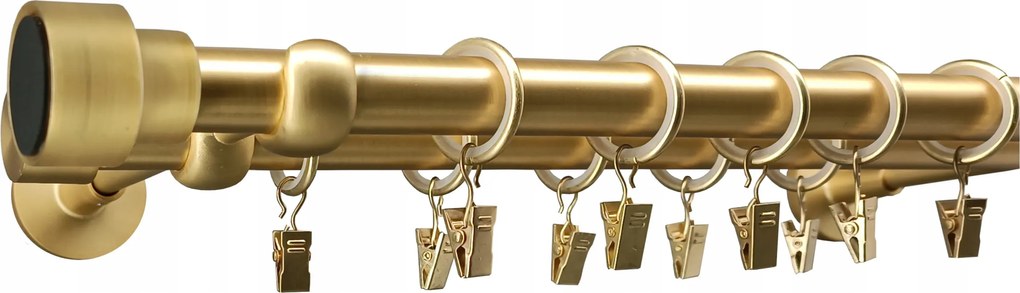 Függönykarnis Dupla 19+19mm Arany Matt 280cm Bélyegző