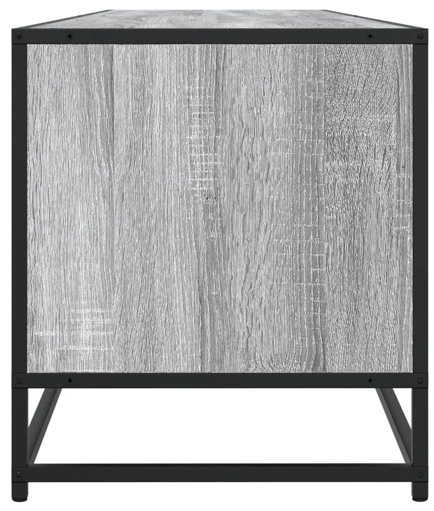 szürke sonoma színű szerelt fa TV-szekrény 180 x 40 x 46 cm
