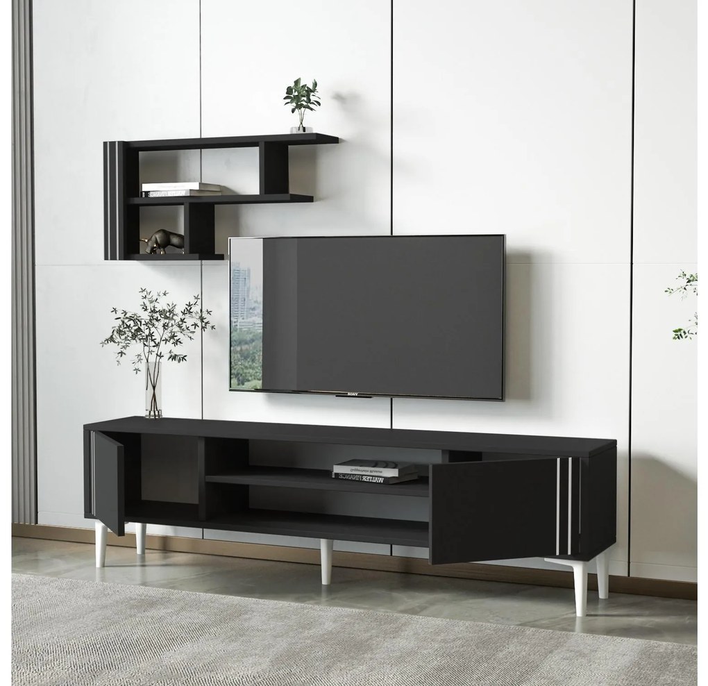 Nappali fal Snowden set (antracit) . 1102582