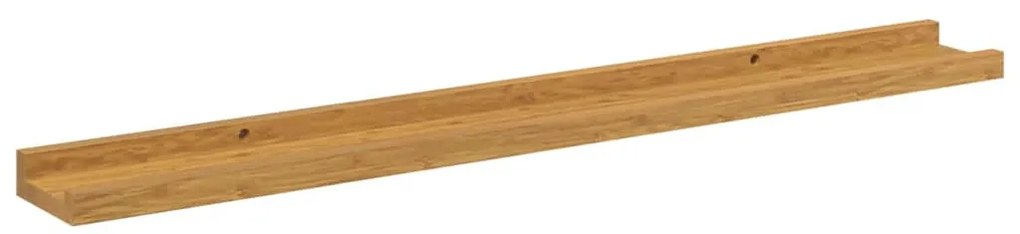 vidaXL Falpolc polcokkal tárolóval 4 pcs Bézs 80 x 9 x 3 cm Faanyag