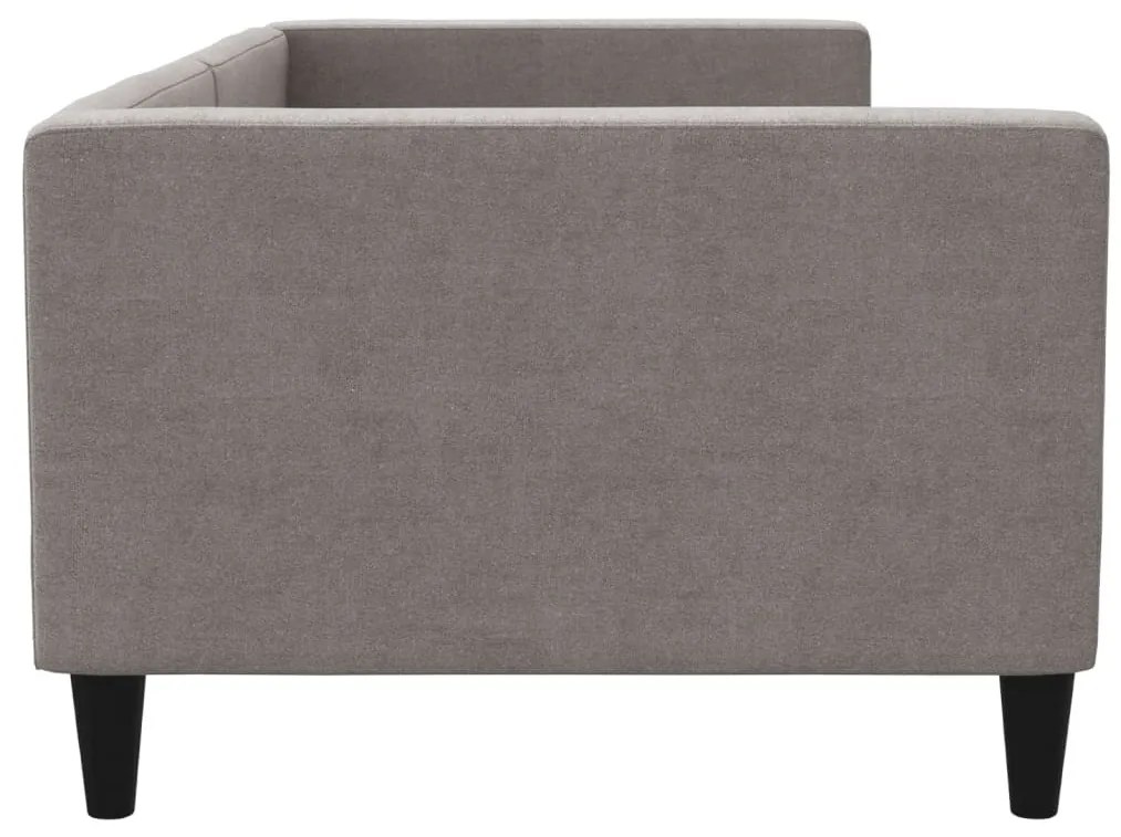 tópszínű szövet kanapéágy 90 x 200 cm