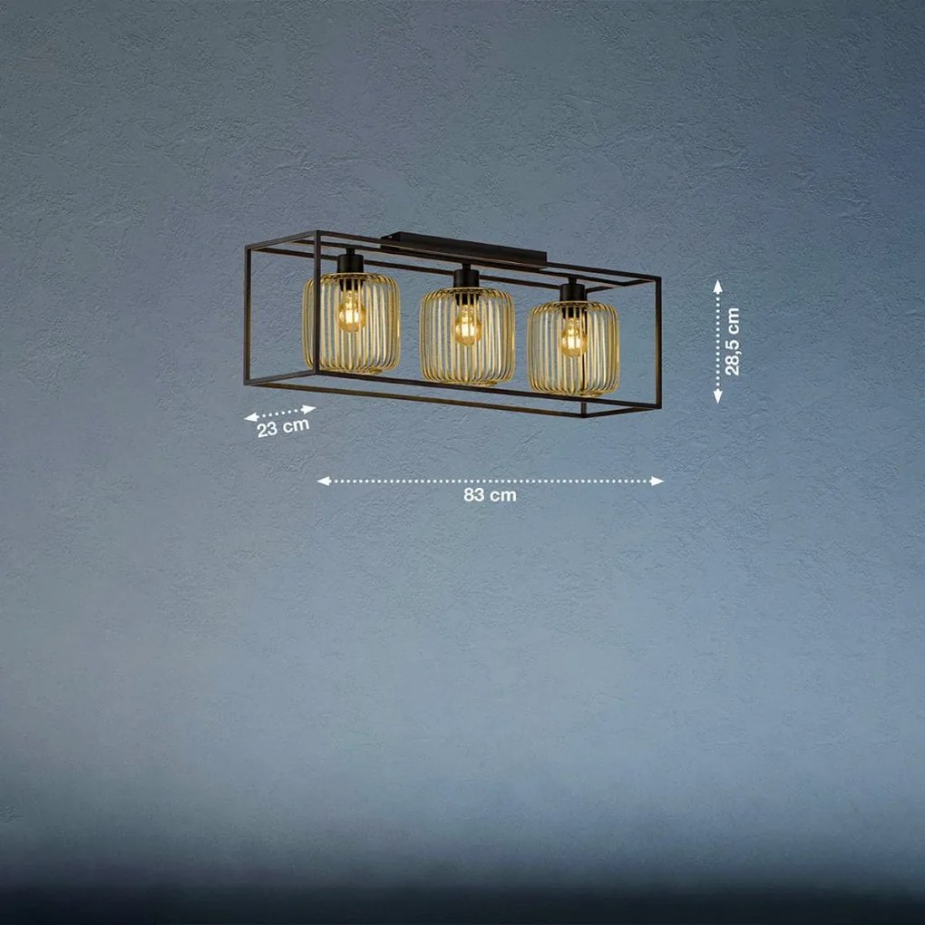 Fischer&Honsel Caydo 21357 Plafonlámpa 3x40W/E27 IP20