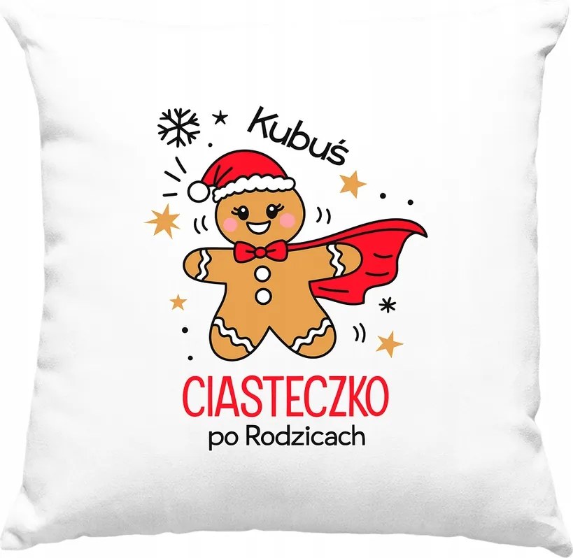 Párna "Név" Süti Hős Fehér