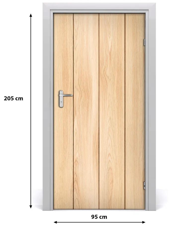 Poszter tapéta ajtóra fa háttér 85x205 cm