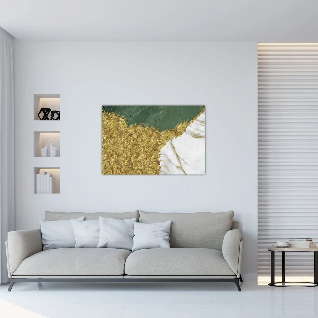 Kép - Zöld márvány N⁰2 (90x60 cm)