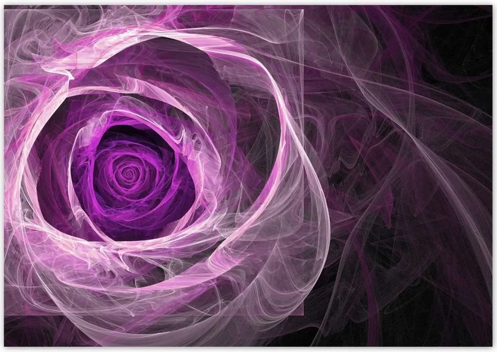 Poszterek 100x70 Fraktál rózsa