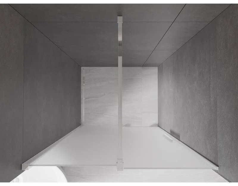Mexen Velar, tolózuhanyajtó nyitáshoz 100 cm, 8 mm-es matt üveg, króm, 871-100-000-31-01