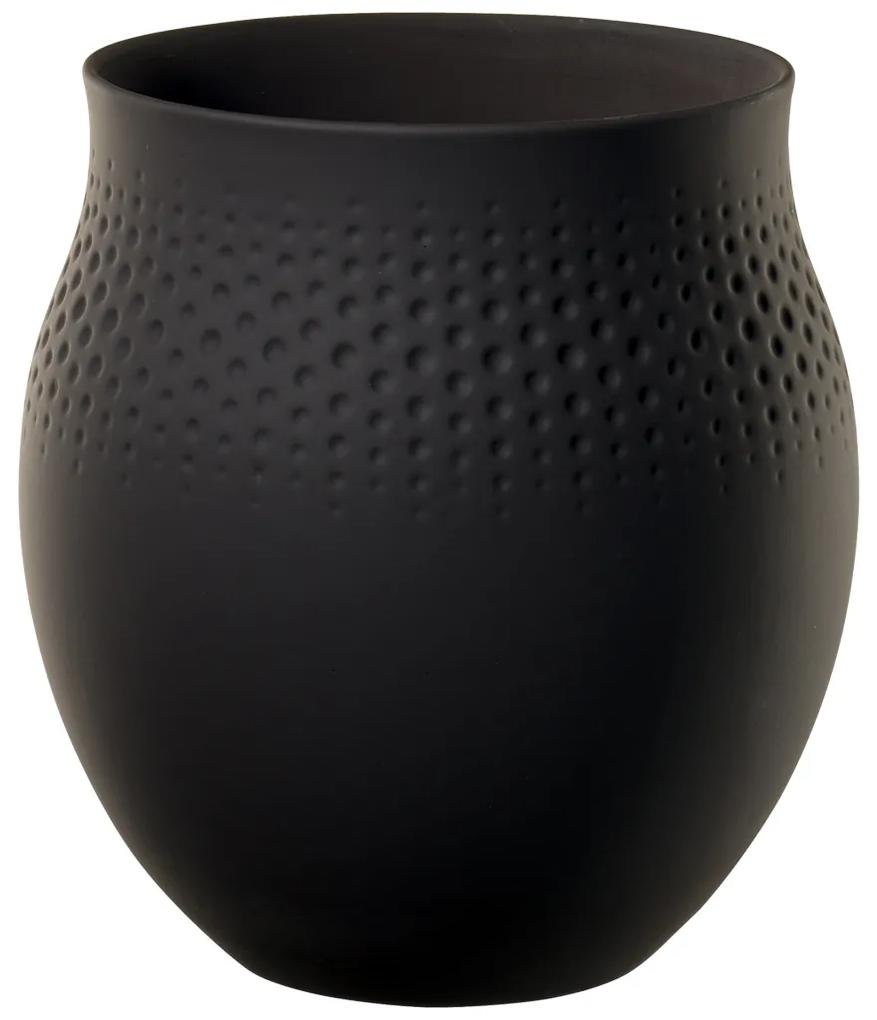 Perle váza, nagy, Manufacture Collier noir kollekció - Villeroy & Boch