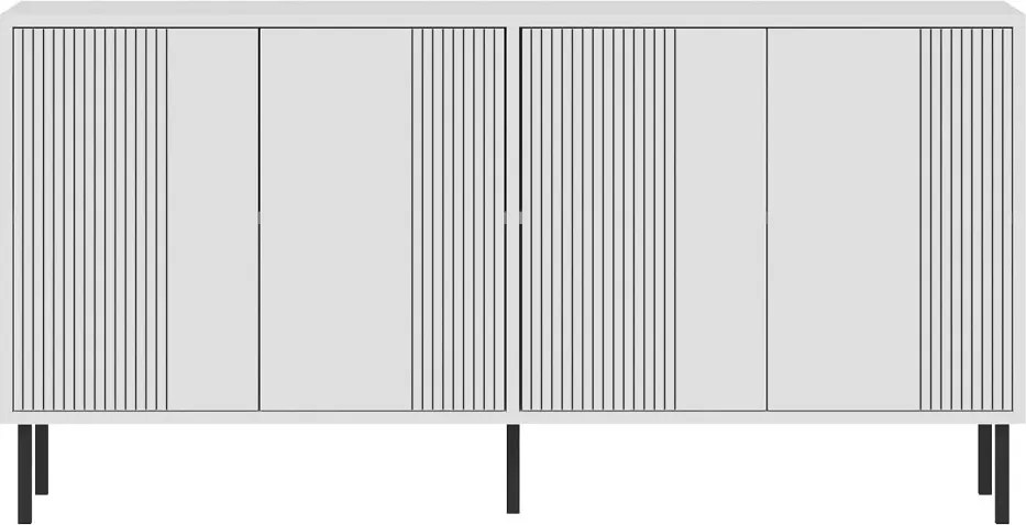 Refra komód, fehér, 150 cm