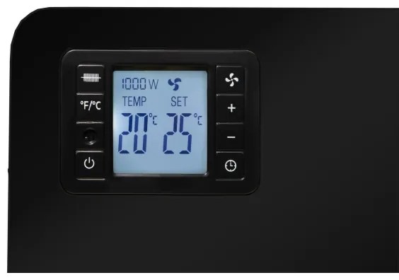 Brilagi - Elektromos konvektoros fűtés 1000/1300/2300W LCD/timer/TURBO/termosztát + távirányítás