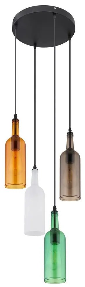 Globo 28048-4H - Csillár zsinóron LEVITO 4xE27/8W/230V