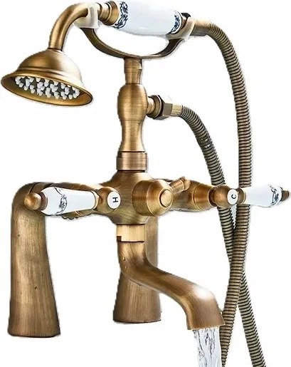 Kád csaptelep Old Retro sárgaréz