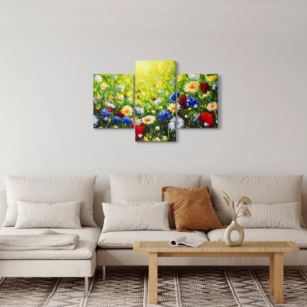 Vadvirágok képe (90x60 cm)