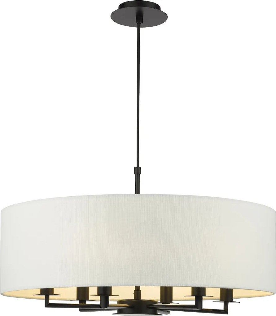 Dar Lighting modern függeszték tyler fehér matt fekete dartyl6422