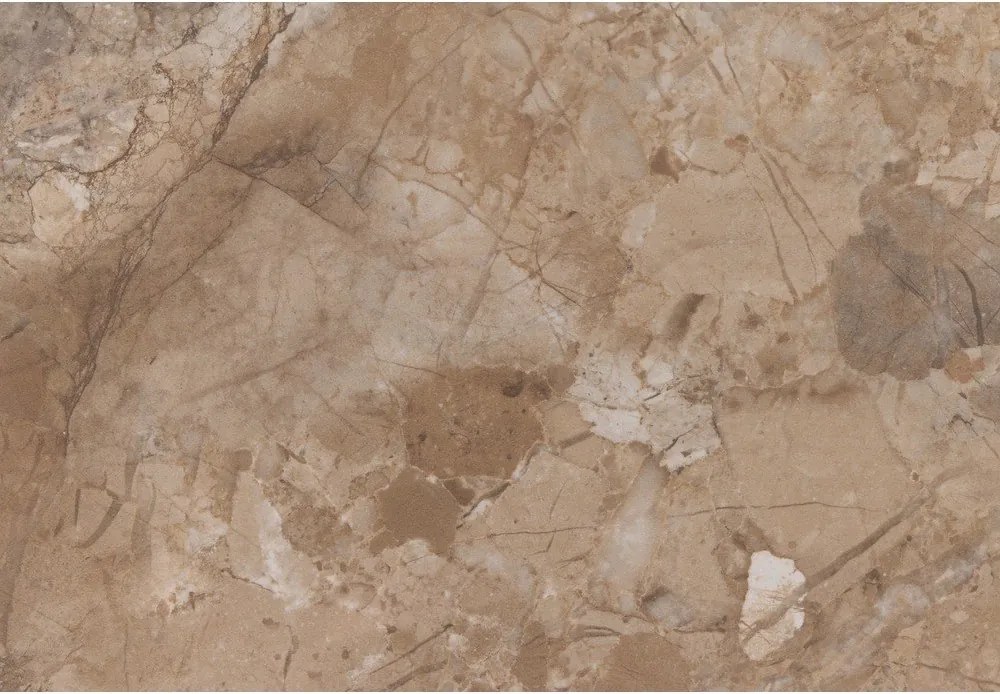 Barna kerek dohányzóasztal kerámia asztallappal ø 60 cm Malta – Actona