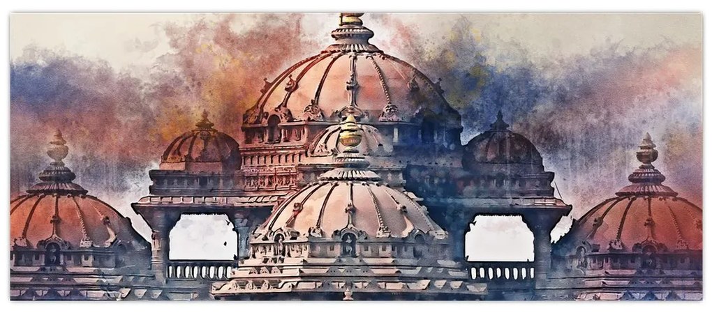 Kép - Akshardham, New Delhi, India (120x50 cm)