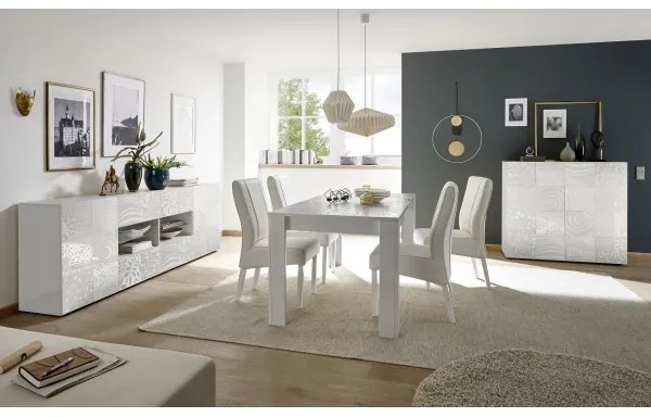 ARIA fehér étkezőasztal