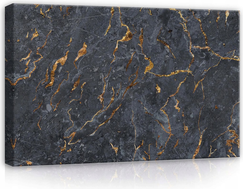 Vászonkép 60x40 Márvány arany textúra absztrakt luxus elegancia modern