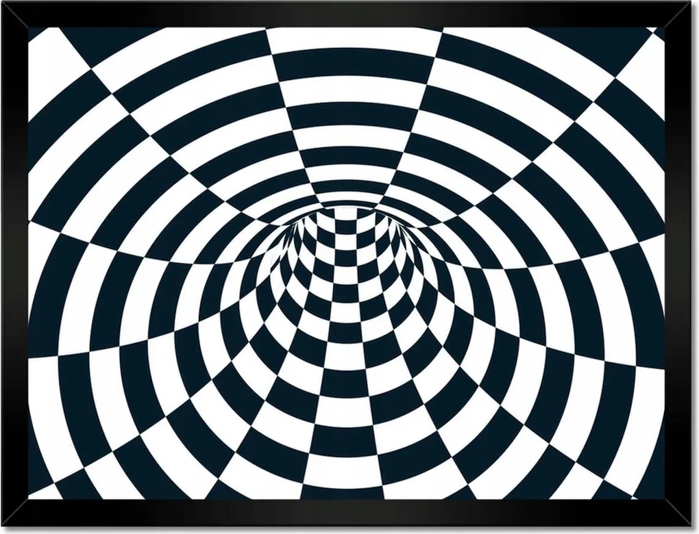 Poszterek keretben 40x30 Absztrakt fekete-fehér