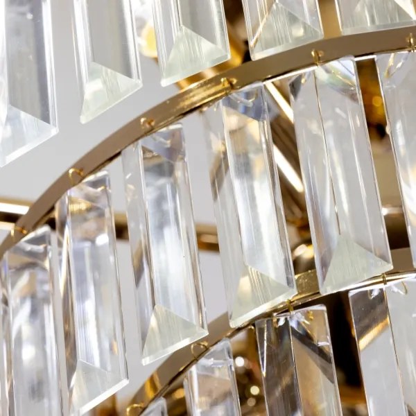 Brilagi - Felületre szerelhető csillár CRYSTAL 5xE14/40W/230V arany