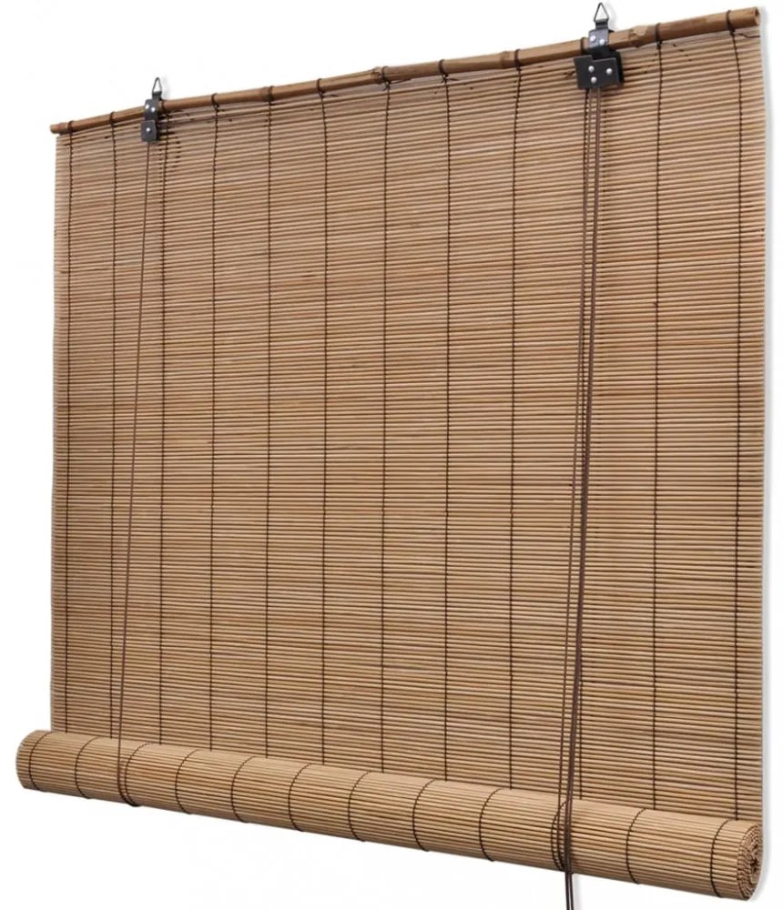 barna bambuszroló 140 x 220 cm