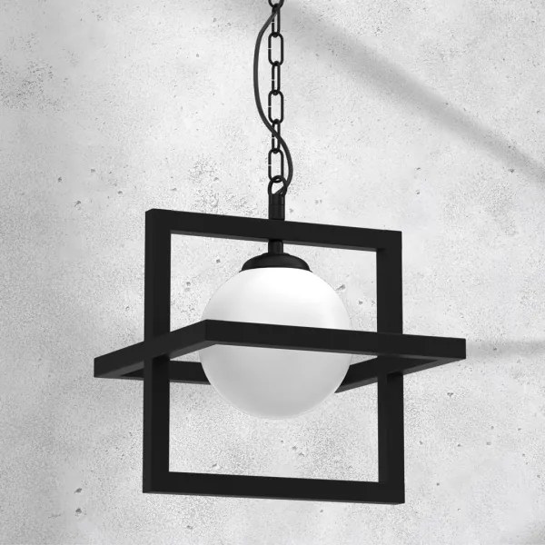 Csillár láncon DIEGO 1xE14/40W/230V fekete