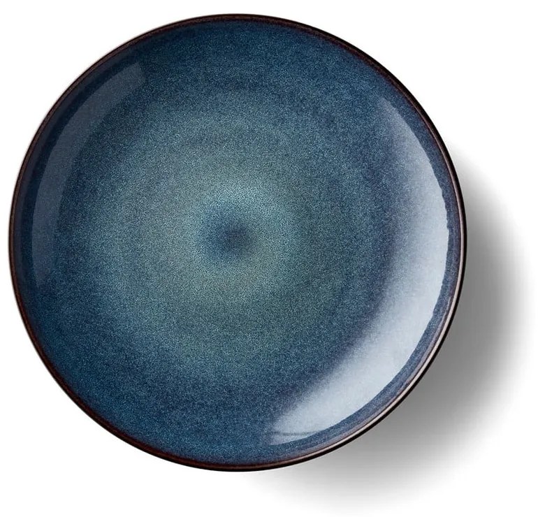 Fekete-kék kőedény tál ø 40 cm Gastro Dark Blue/Black – Bitz