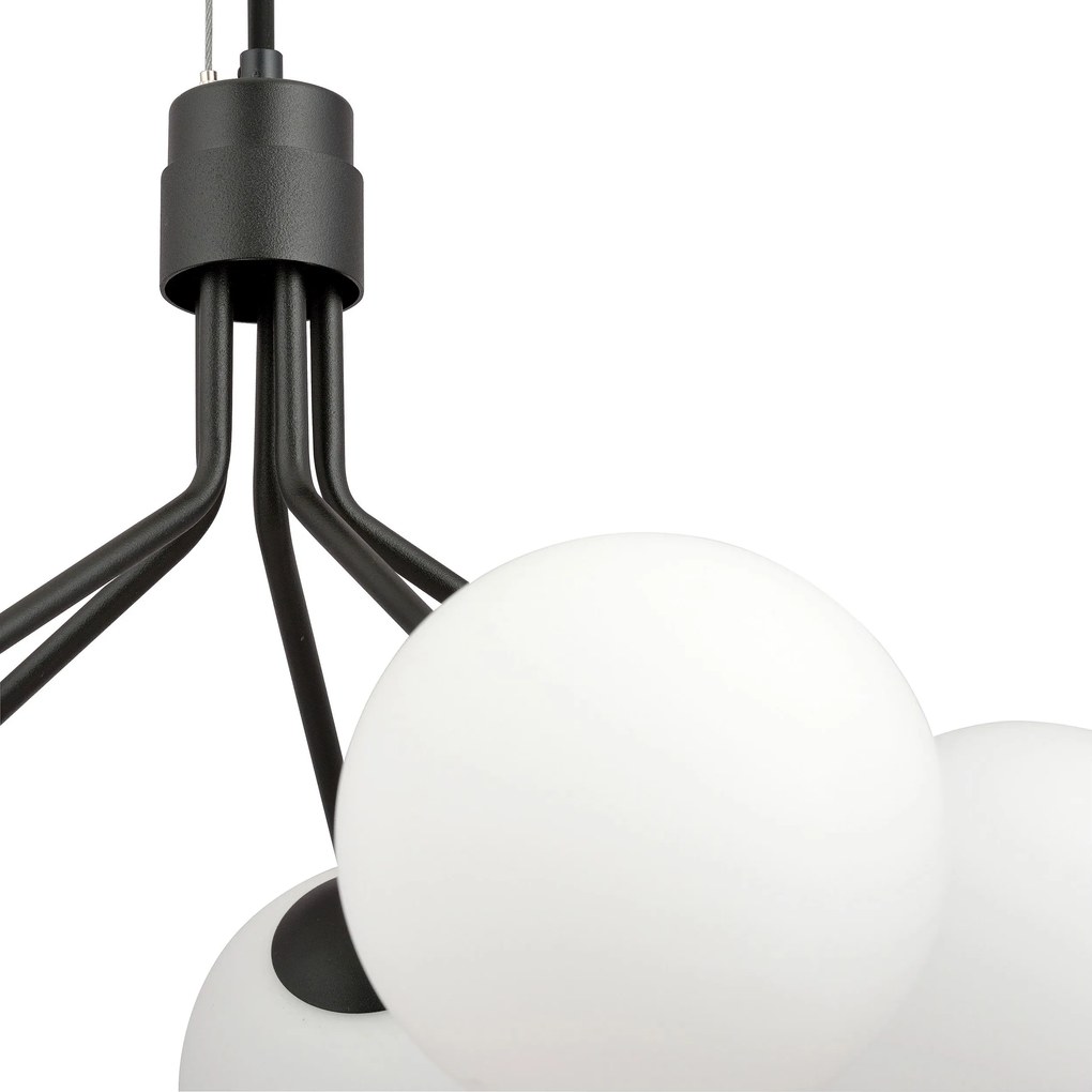Emibig modern skandináv függeszték nova fehér fekete emi1138/5