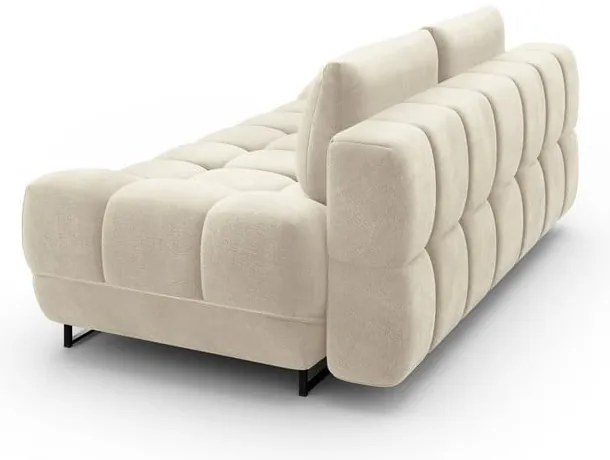Cirrus bézs háromszemélyes kinyitható kanapé bársony kárpittal - Windsor &amp; Co Sofas