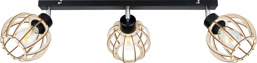 Függő Lámpa plafon mennyezeti csillár Loft Fa