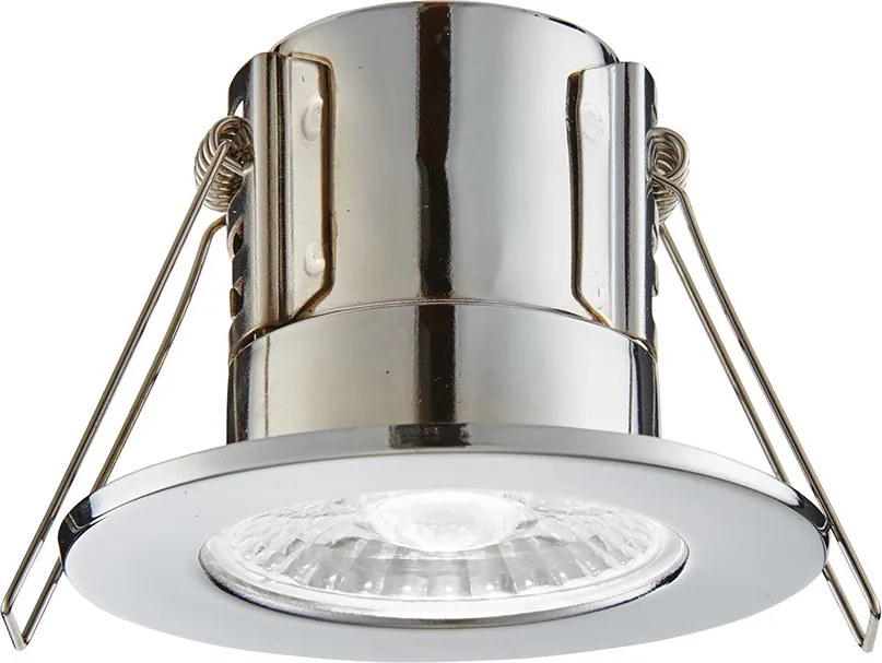 ENDON 74712 SHIELDECO Fürdőszobai Beépíthető Lámpa Króm, Átlátszó LED IP20