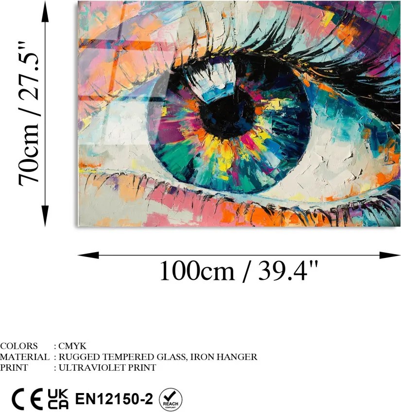 Üvegkép, 70×100 cm – UV-179