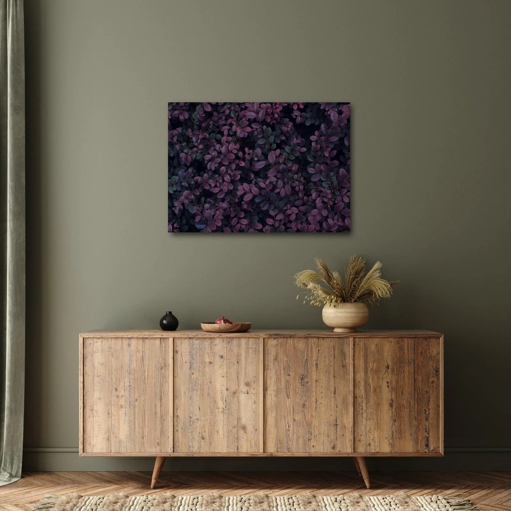 Sötétvörös levelek képe (70x50 cm)
