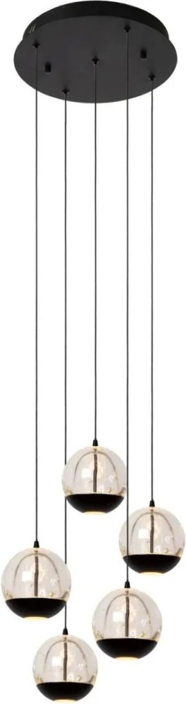 Lucide SENTUBAL 13498/24/30 Függőlámpa 5x52w/led 2700k 210lm ip20