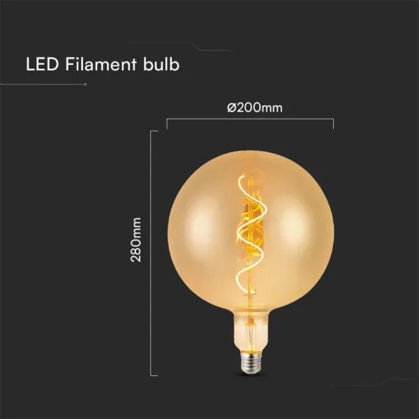 LED Izzó FILAMENT G200 E27/4W/230V 2700K