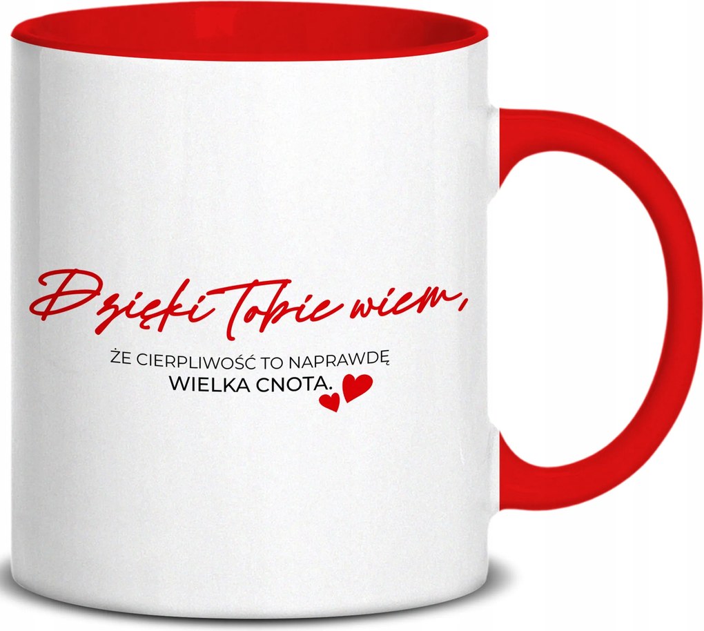 Bögre Piros Fül Türelem Nagy Erény Esküvő Évforduló Ajándék