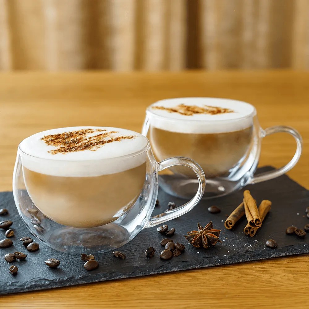 Thermo cappuccino pohár csésze, 2db, 280ml, HOTCOOL TYP 1