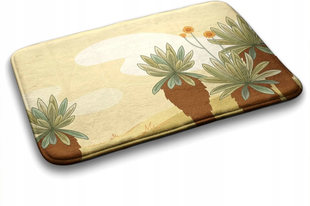 Modern divatos fürdőszobaszőnyeg Palmy 75x45 cm