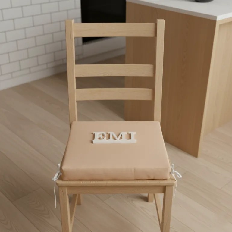 EMI krémszínű székpárna 40x40 cm