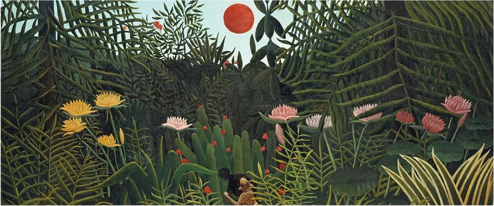 Fotótapéta Flizelin az Otthon szobájába 3D Egzotikus tájkép 250x104 Ragasztó